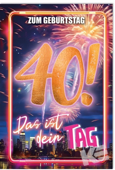 Zahlengeburtstag 40er