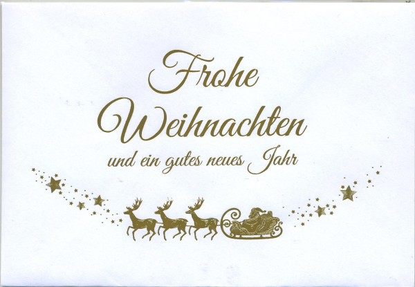 Weihnachten - Kuvert