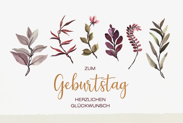 Geburtstag - Nature - Plastikfrei