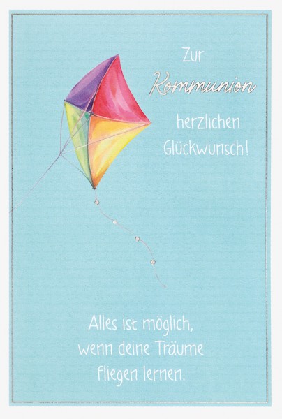 Kommunion - Nature Card - Plastikfrei