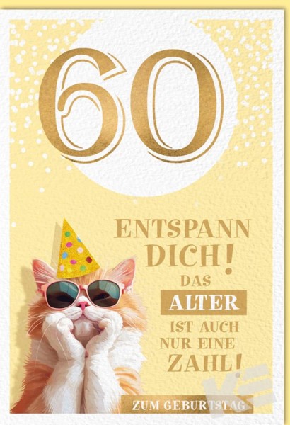 Zahlengeburtstag 60er