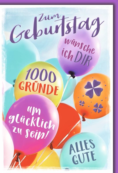 Geburtstag - Luftballoon