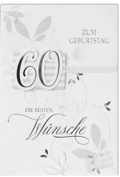 Zahlengeburtstag 60er