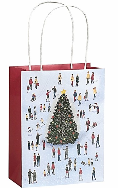 Tragtaschen Weihnachten A4 Natur