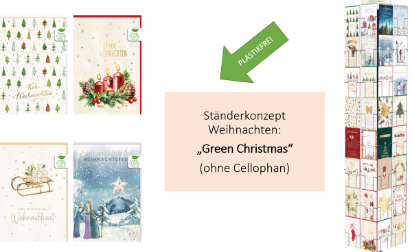 Ständerkonzept - Green Christmas - Weihnachten