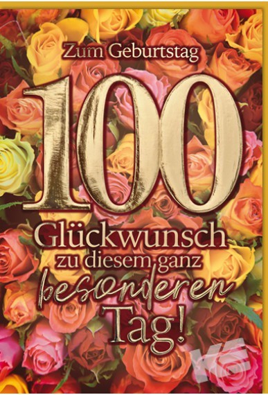 Zahlengeburtstag 100er