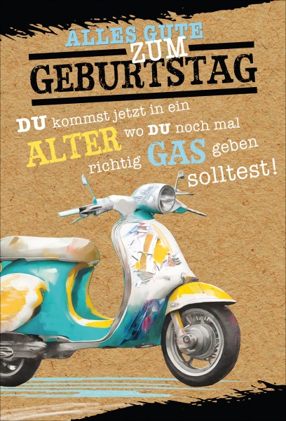 Geburtstag - Vespa