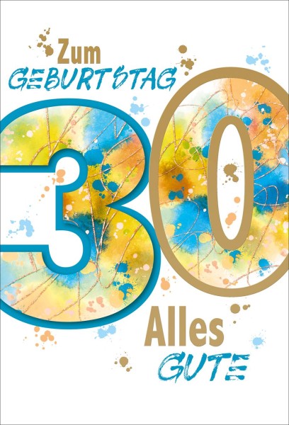 Zahlengeburtstag 30er