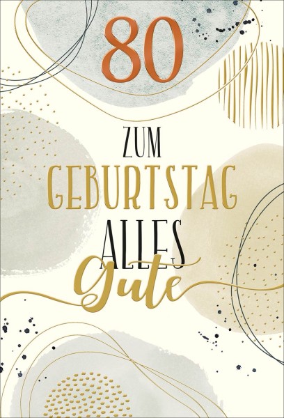 Zahlengeburtstag 80er