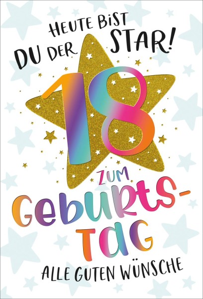 Zahlengeburtstag 18er