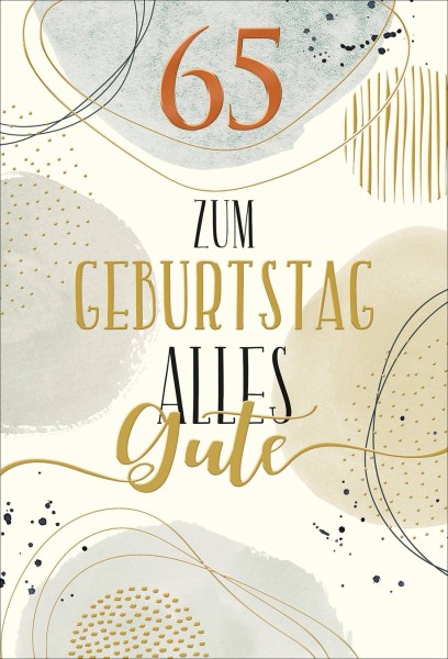 Zahlengeburtstag 65er