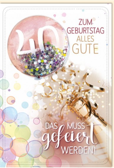 Zahlengeburtstag 40er