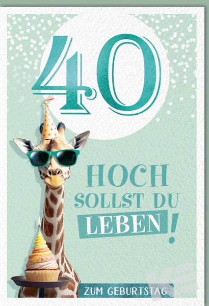 Zahlengeburtstag 40er