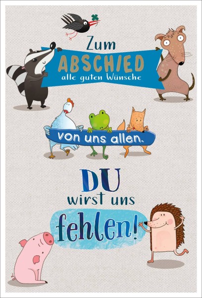 Allgemein - Abschied