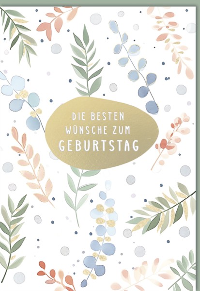 Geburtstag - Beautiflul Green - Plastikfrei