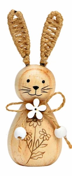 Zusatz Ostern - Hase aus Holz