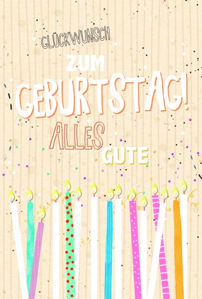 Geburtstag - Nature - Plastikfrei