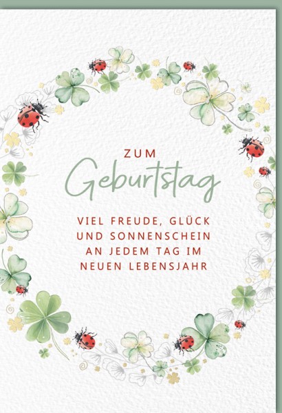 Geburtstag - Beautiflul Green - Plastikfrei