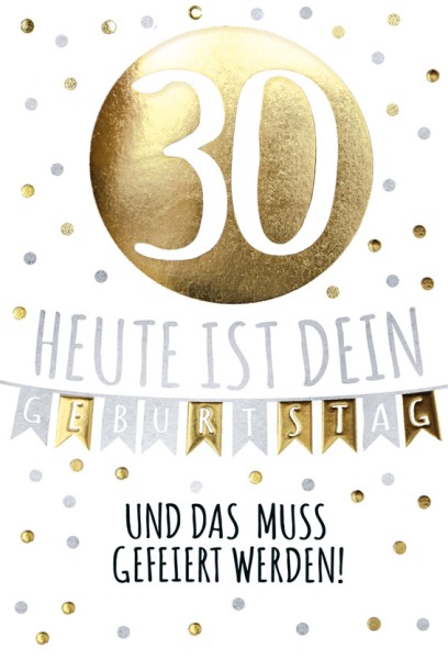 Zahlengeburtstag 30er