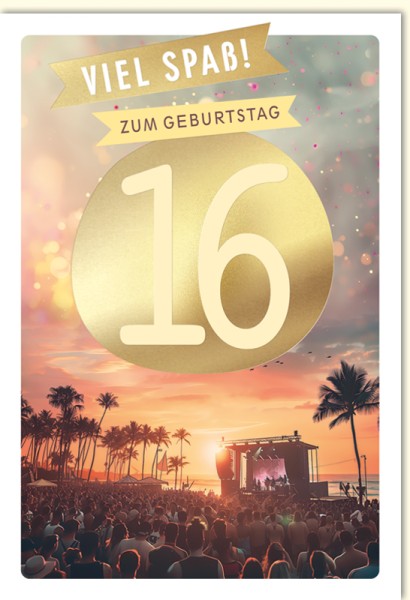 Zahlengeburtstag 16er