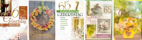 Online Serie Geburtstag 65er