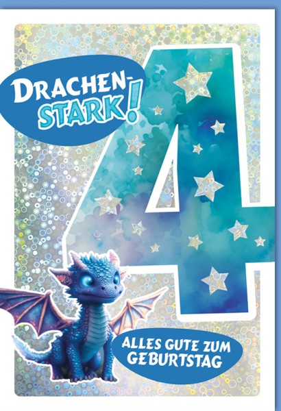 Zahlengeburtstag Kinder - 4er