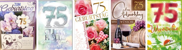 Online Serie Geburtstag 75er