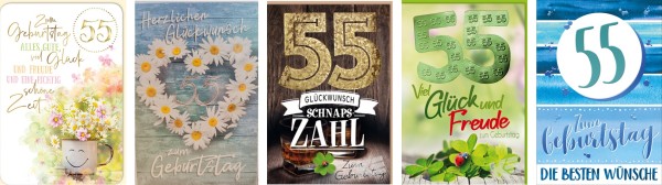 Online Serie Geburtstag 55er