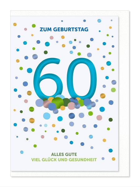 Zahlengeburtstag 60er