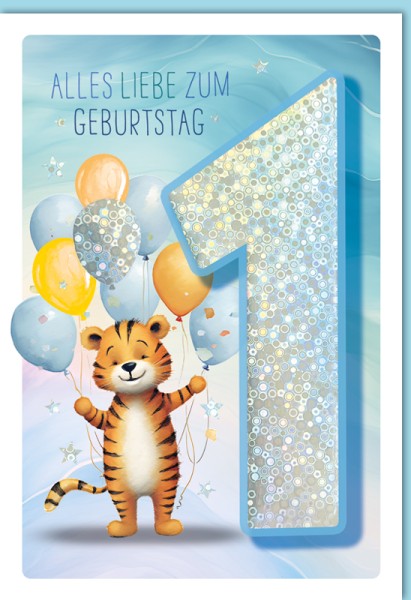 Zahlengeburtstag Kinder - 1er