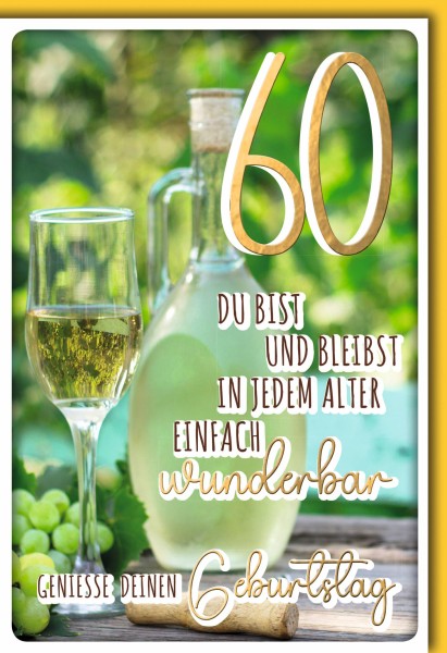 Zahlengeburtstag 60er