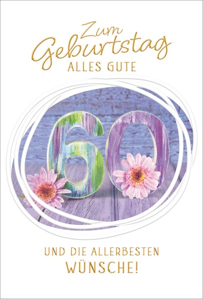 Zahlengeburtstag 60er