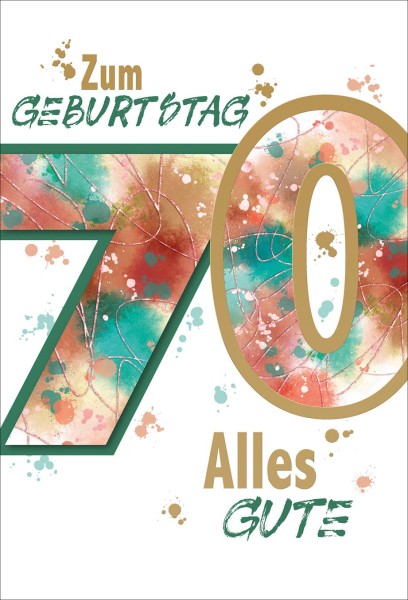 Zahlengeburtstag 70er