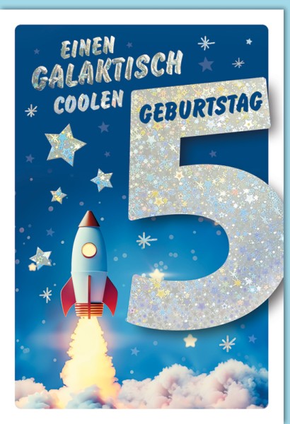 Zahlengeburtstag Kinder - 5er