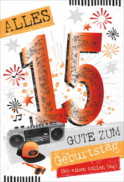 Zahlengeburtstag 15er