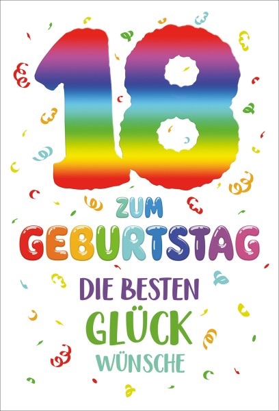 Zahlengeburtstag 18er