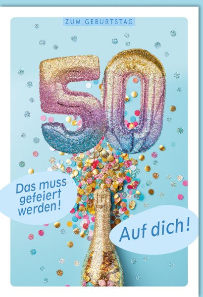 Zahlengeburtstag 50er