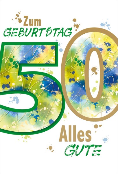 Zahlengeburtstag 50er