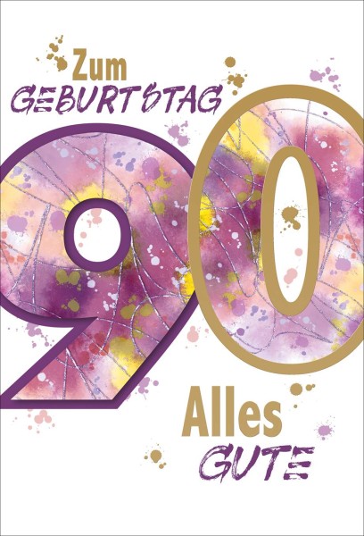 Zahlengeburtstag 90er