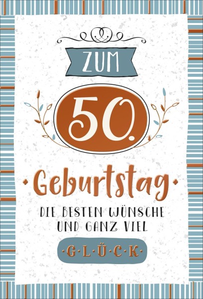 Zahlengeburtstag 50er