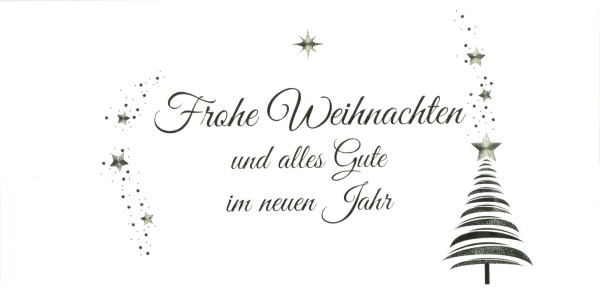 Weihnachten - Kuvert - Langformat