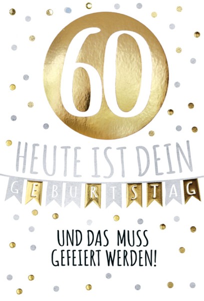 Zahlengeburtstag 60er