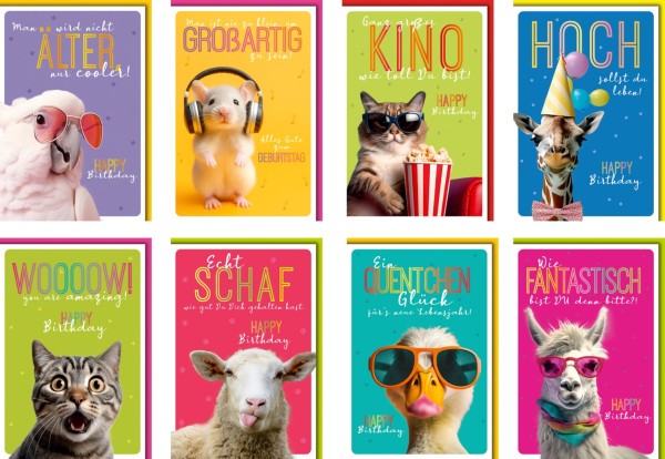 Serie Geburtstag Tiere