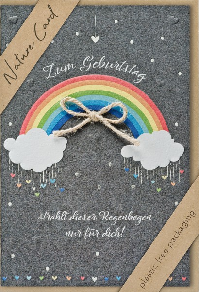 Geburtstag - Nature Card - Plastikfrei