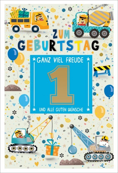 Zahlengeburtstag Kinder - 1er