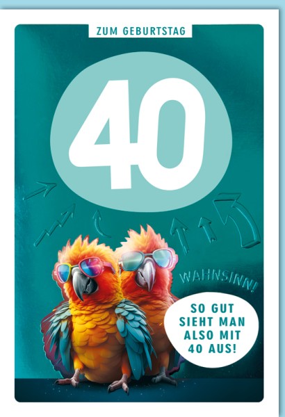 Zahlengeburtstag 40er