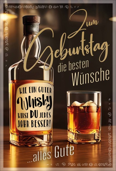 Geburtstag - Whisky