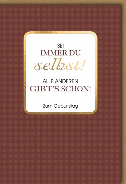 Geburtstag - Schrift