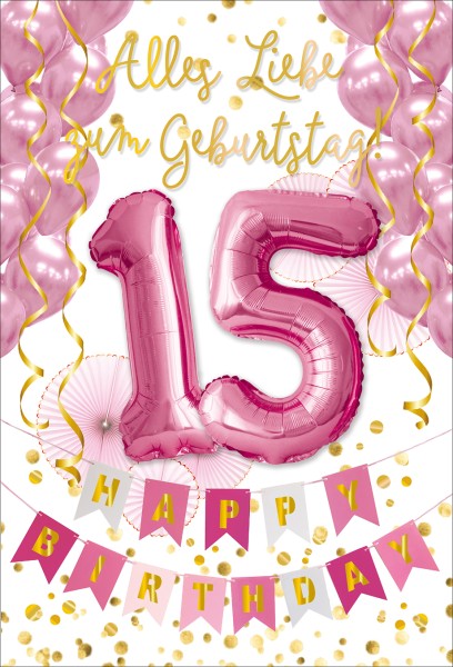 Zahlengeburtstag 15er