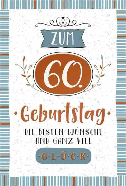 Zahlengeburtstag 60er